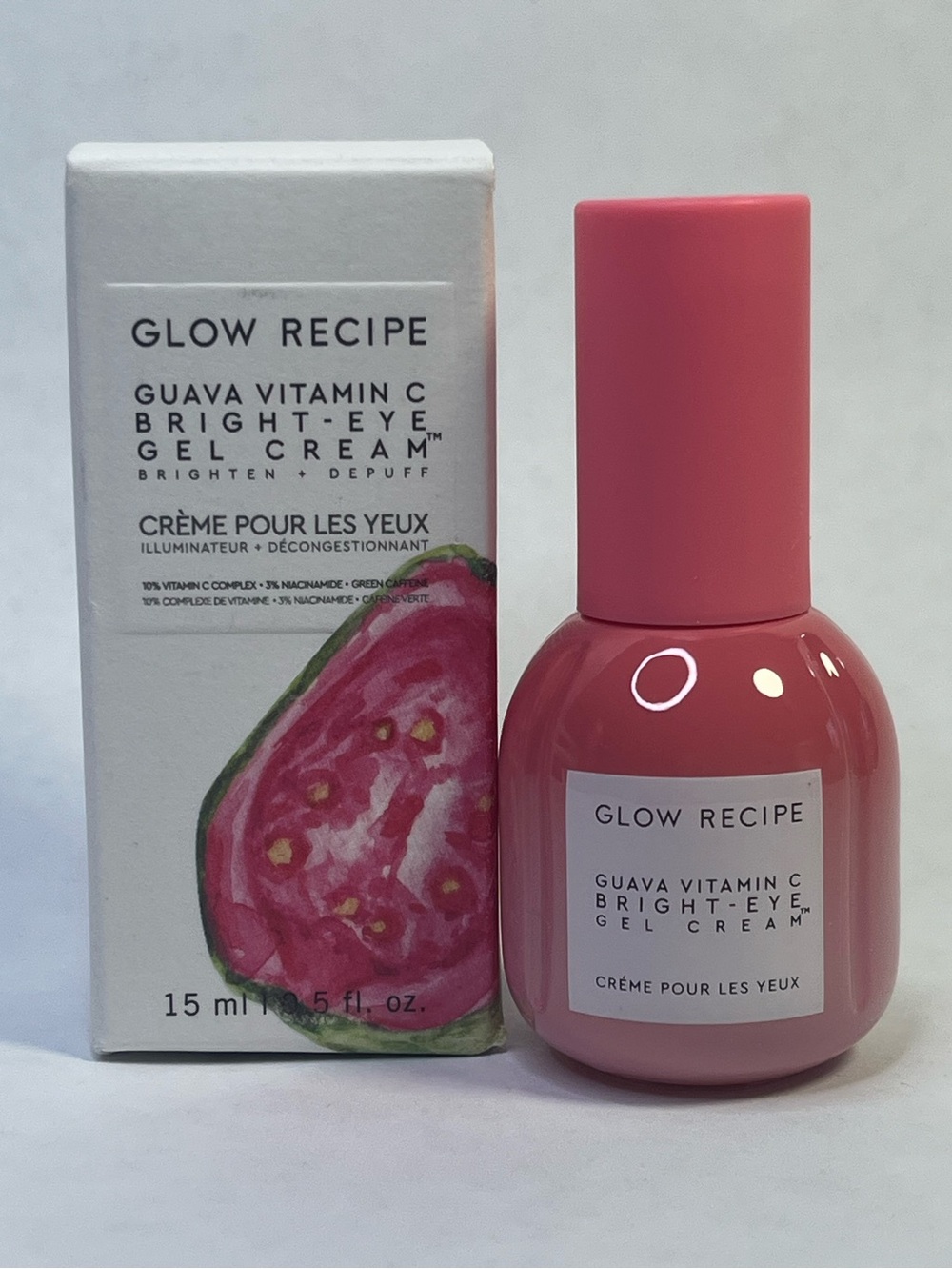Glow Recipe Guava Vitamin C Bright-Eye Gel Cream - BNIB